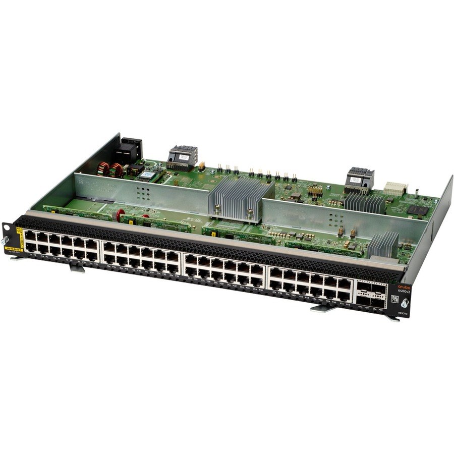 HPE 6400 48-port 1GbE Class 4 PoE and 4-port SFP56 v2 Module