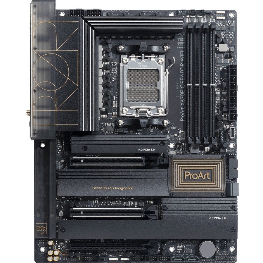 Asus ProArt X670E-CREATOR WIFI Desktop Motherboard - AMD X670 Chipset - Socket AM5 - ATX