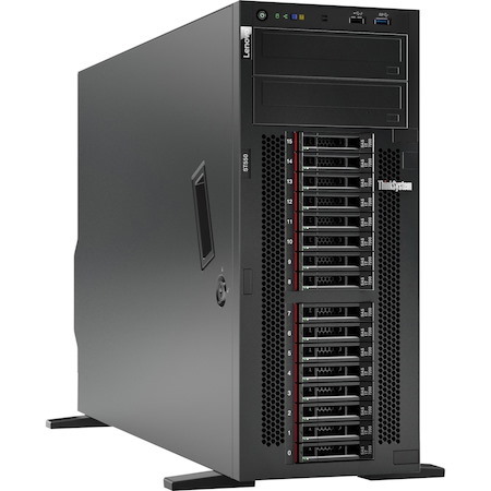 Lenovo ThinkSystem ST550 7X10A0AGAU 4U Tower Server - 1 x Intel Xeon Silver 4210 2.20 GHz - 16 GB RAM - 12Gb/s SAS, Serial ATA/600 Controller