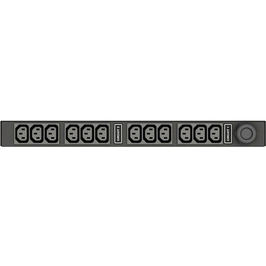 Vertiv Geist Basic Rack PDU - (12) IEC C13| 30A| 208V| L6-30P| 4.9kW| RPDU