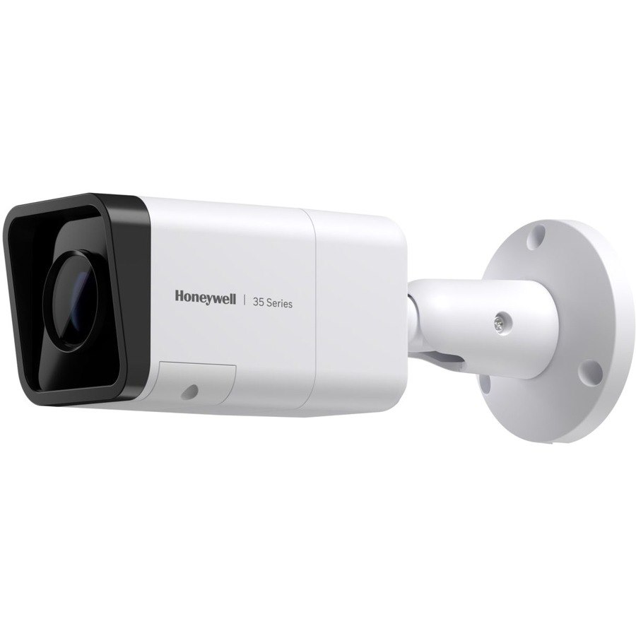 Honeywell 8 Megapixel 4K Network Camera - Color - Bullet - Signal White, Pantone Black