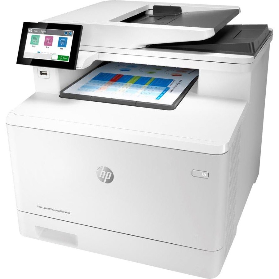 HP LaserJet Enterprise M480f Wired Laser Multifunction Printer - Color