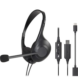 Audio-Technica ATH-102USB Lightweight, Breathable Single-Ear Headset with Clear Audio
