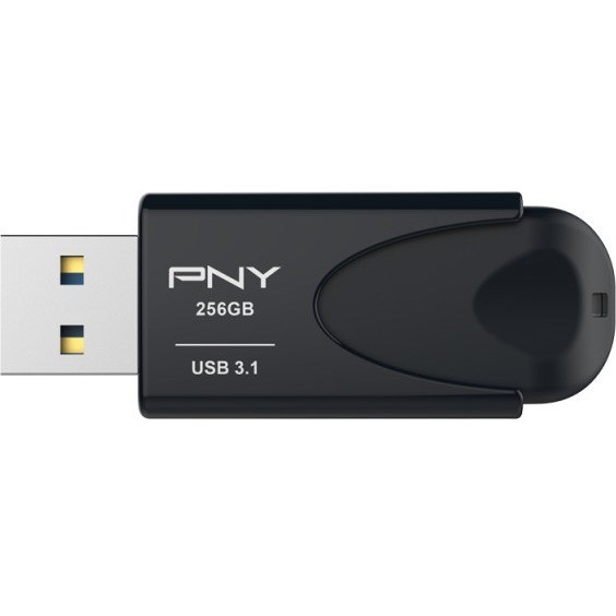 PNY Attach&eacute; 4 3.1 256 GB USB 3.1 Type A Flash Drive - Black