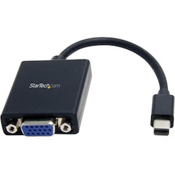 StarTech.com Mini DisplayPort to VGA Adapter, Active Mini DP to VGA Converter, 1080p Video, VESA Certified, mDP 1.2 to VGA Monitor/Display