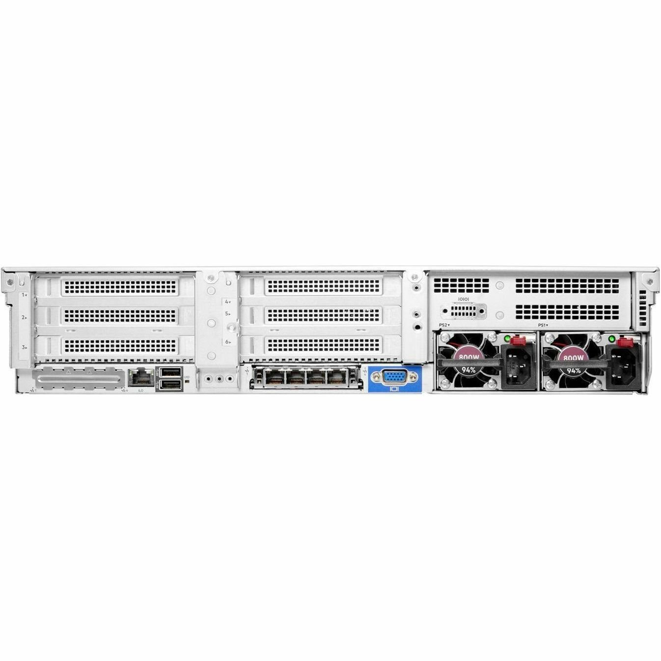 HPE ProLiant DL380 G10 Plus 2U Rack Server - 1 x Intel Xeon Silver 4314 2.4 GHz - 128 GB RAM - 960 GB SSD - (2 x 480GB) SSD Configuration - 12Gb/s SAS, Serial ATA, NVMe Controller - Smart Choice