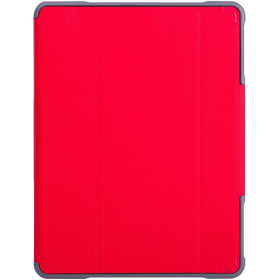 STM Goods Dux Plus Duo Carrying Case for 24.6 cm (9.7") Apple iPad (6th Generation), iPad (5th Generation) Tablet - Transparent, Red