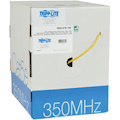 Eaton Tripp Lite Series Cat5e 350 MHz Solid Core (UTP) PVC Bulk Ethernet Cable - Yellow, 1000 ft. (304.8 m), TAA