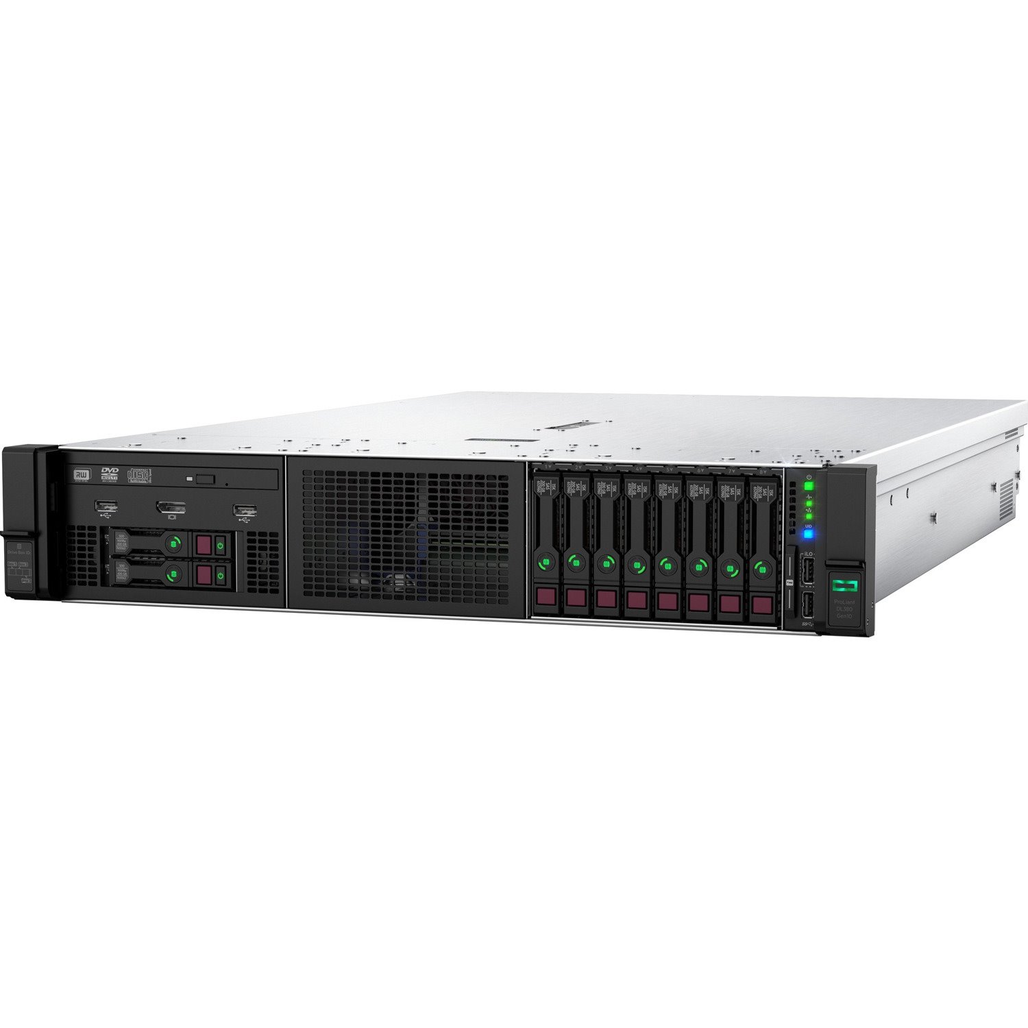 HPE ProLiant DL380 G10 2U Rack Server - 1 x Intel Xeon Silver 4215R 3.20 GHz - 32 GB RAM - Serial ATA/600, 12Gb/s SAS Controller
