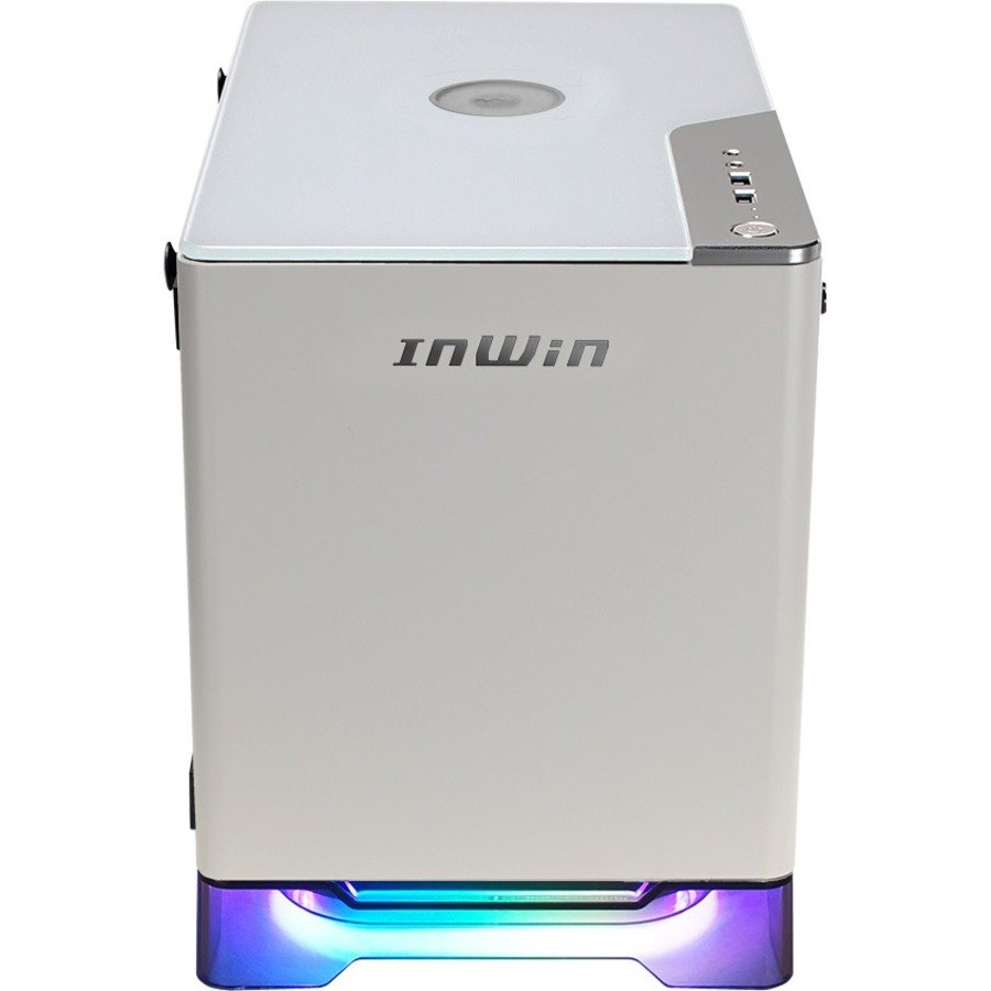In Win A1 PLUS Computer Case - Mini ITX Motherboard Supported - Mini-tower - SECC, Tempered Glass - White