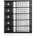 iStarUSA BPN-DE350HD Drive Enclosure for 5.25" - Serial ATA/600 Host Interface Internal - Black, Silver