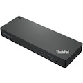 Lenovo USB Type C, Thunderbolt 4 Docking Station for Notebook/Desktop PC - 100 W - Black, Red