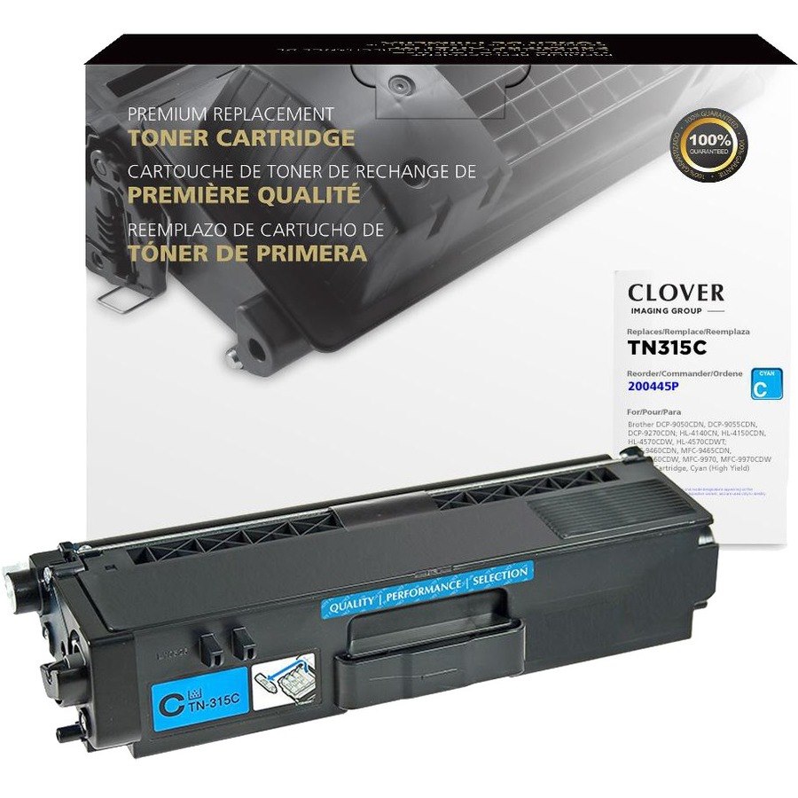 Clover Technologies Remanufactured Toner Cartridge - Alternative for Brother TN315, TN315C - Cyan