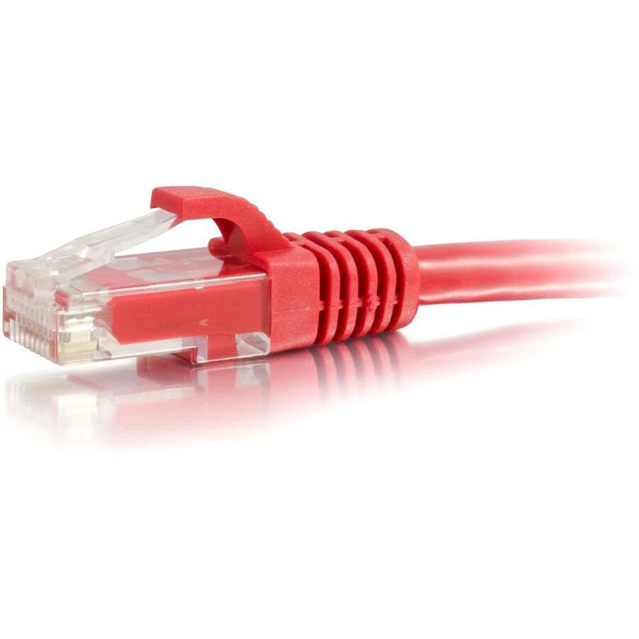 C2G 3ft Cat6 Ethernt Cable - Snagless Unshielded (UTP) - Red