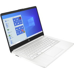 HP 14-dq0000 14-dq0040nr 14" Notebook - HD - 1366 x 768 - Intel Celeron N4020 Dual-core (2 Core) 1.10 GHz - 4 GB Total RAM - 64 GB Flash Memory - Snow Flake White, Snow White