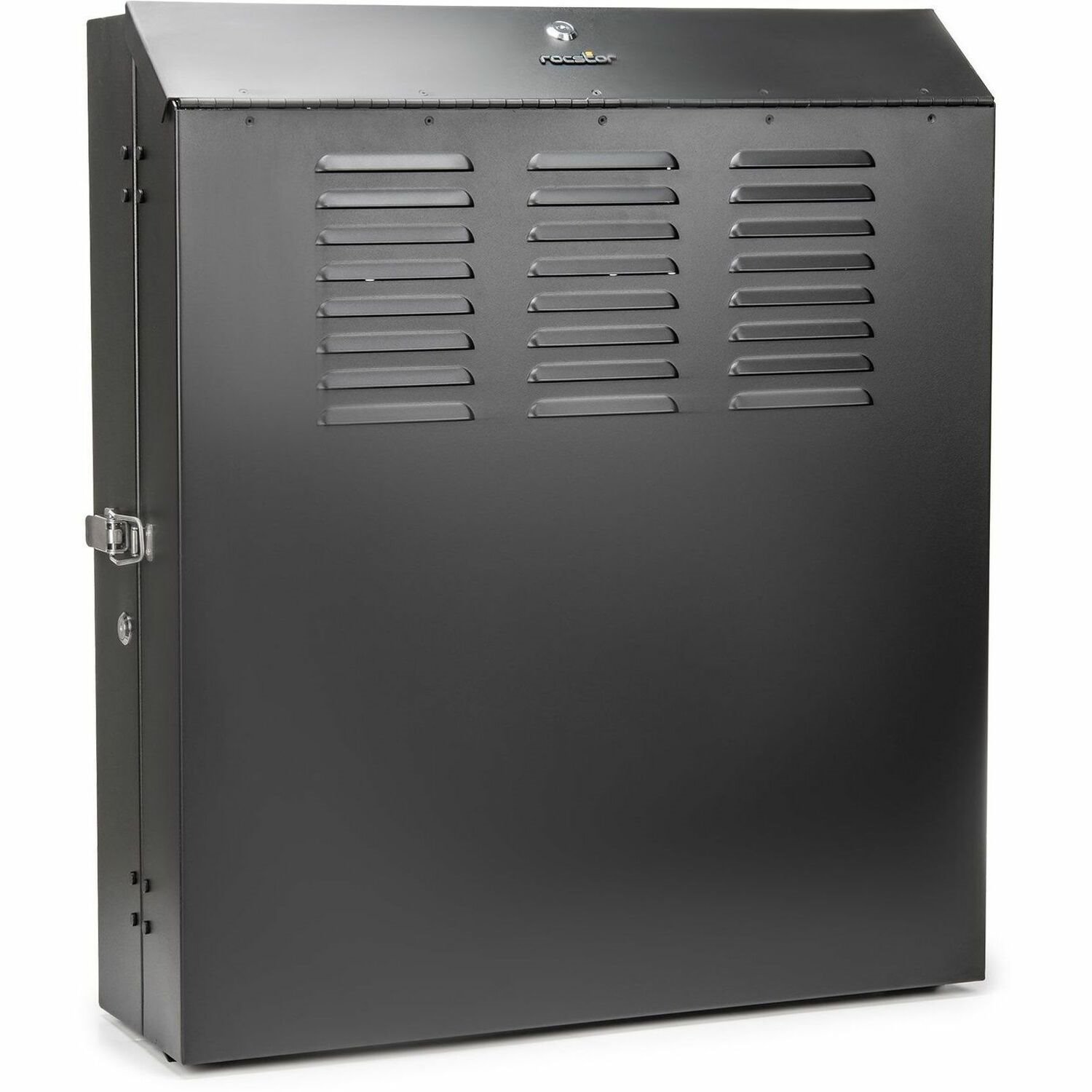 Rocstor SolidRack 4U Low Profile Vertical Mount Enclosure Cabinet