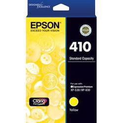 Epson Claria 410 Original Standard Yield Inkjet Ink Cartridge - Yellow Pack