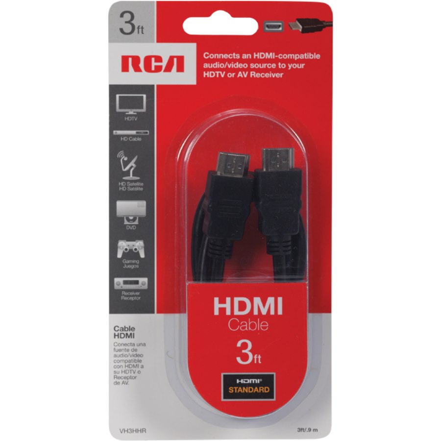 RCA VH3HHR 3 Ft HDMI Cable