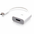 C2G USB-C to HDMI Audio/Video Adapter Converter - 4K 60Hz - White