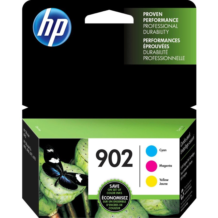 HPI SOURCING - NEW 902 Original Inkjet Ink Cartridge - Cyan, Magenta, Yellow - 3 / Pack