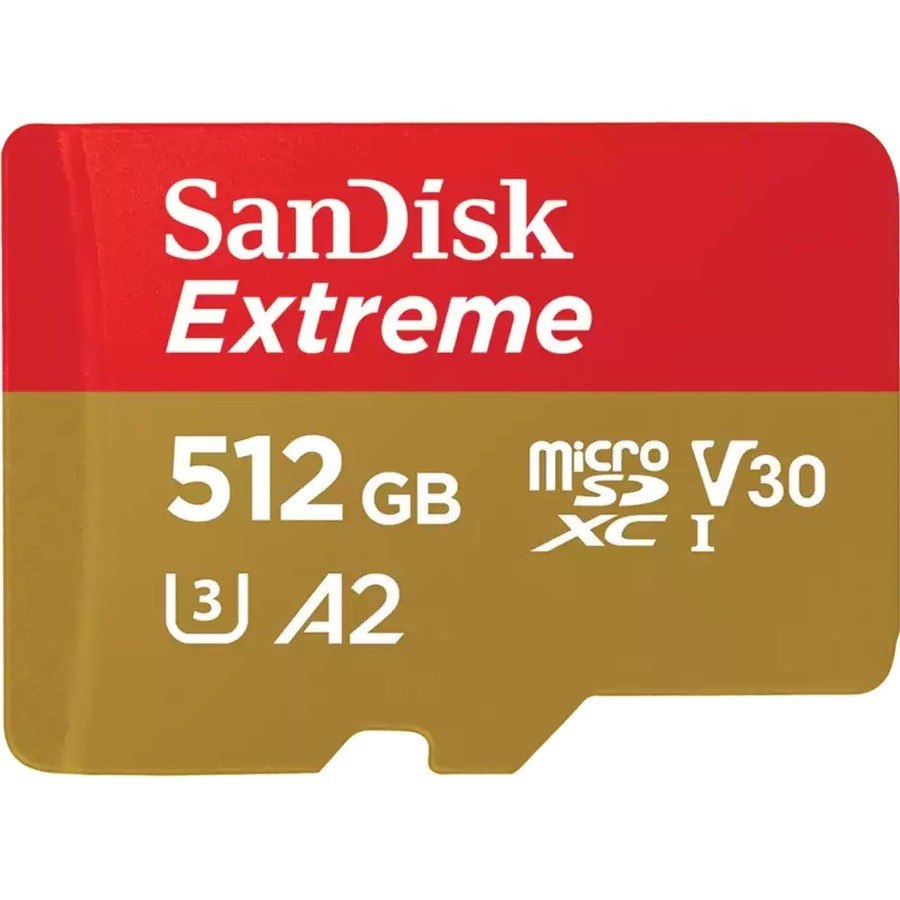 SanDisk Extreme 512 GB Class 3/UHS-I V30 microSDXC