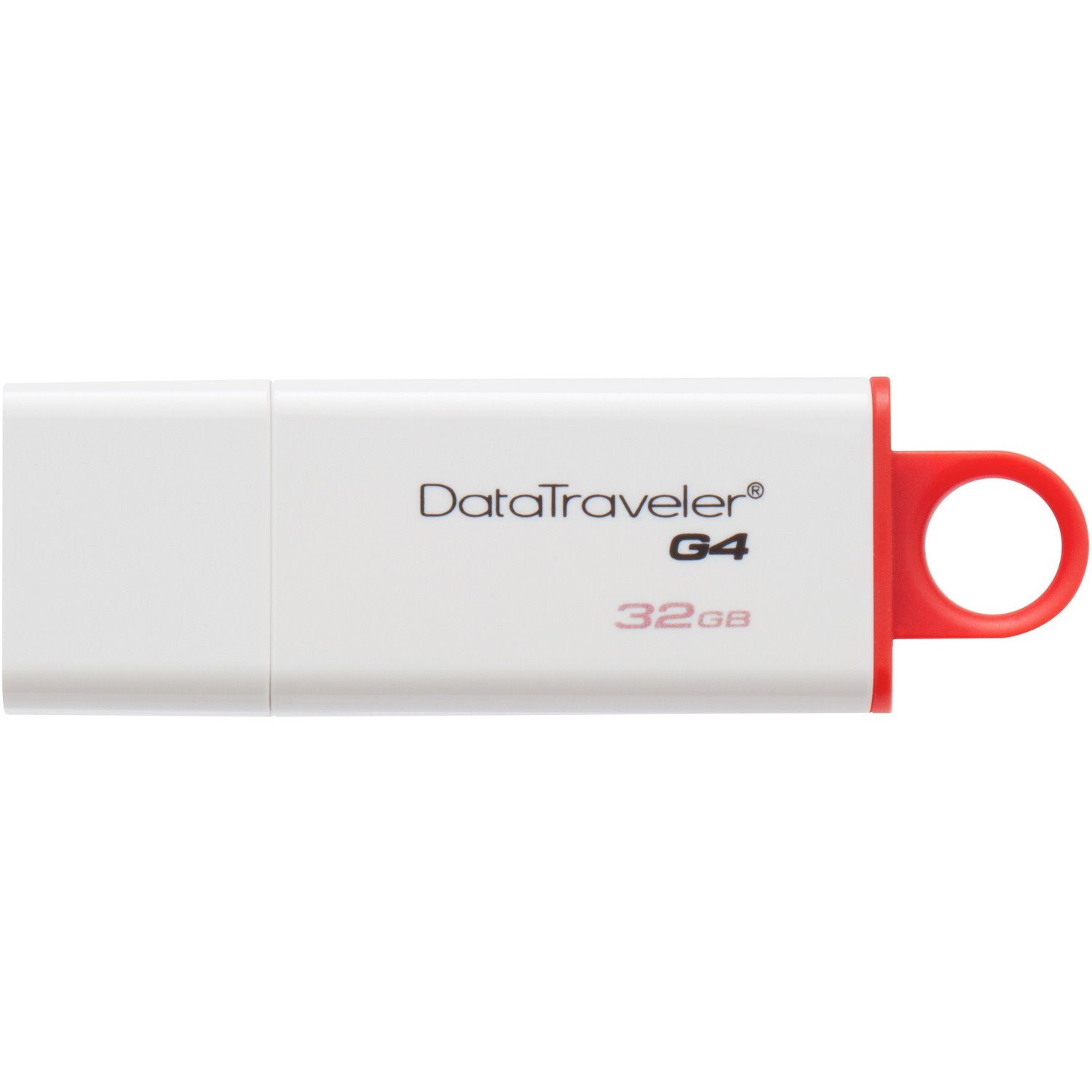 Kingston DataTraveler G4 32 GB USB 3.0 Flash Drive - Red, White