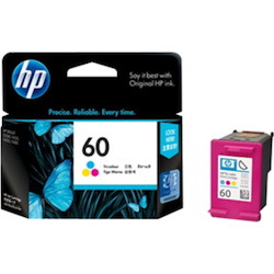 HP 60 Original Inkjet Ink Cartridge - Cyan, Magenta, Yellow Pack