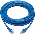Tripp Lite Cat6 Gigabit Snagless Molded UTP Ethernet Cable (RJ45 M/M) PoE CMR-LP Blue 20 ft. (6.09 m)