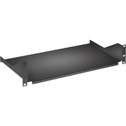Intellinet Network Solutions 19" Cantilever Shelf, 2U, Fixed, Depth 400mm, Max 25kg, Black, Three Year Warranty