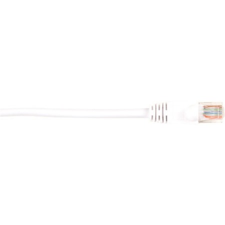 Black Box CAT5e Value Line Patch Cable, Stranded, White, 6-ft. (1.8-m), 10-Pack