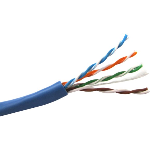 Weltron CAT5e UTP 350 MHz Solid PVC CMR Cable - 1000 Feet