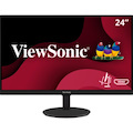 ViewSonic VA2447-MHJ 24 Inch Full HD 1080p Monitor with Advanced Ergonomics, Ultra-Thin Bezel, AMD FreeSync, 100Hz, Eye Care, and HDMI, VGA Inputs for Home and Office