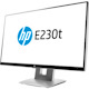 HP E230t 23" Class LCD Touchscreen Monitor - 16:9 - 5 ms