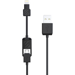 Scosche Charge & Sync Cable for Lightning and Micro USB Devices