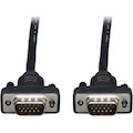 Eaton Tripp Lite Series Low-Profile VGA High-Resolution RGB Coaxial Cable (HD15 M/M), 15 ft. (4.57 m)