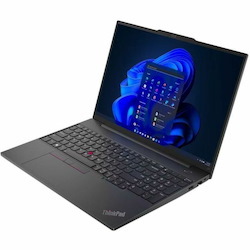Lenovo ThinkPad E16 Gen 1 21JN003YUS 16" Notebook - WUXGA - 1920 x 1200 - Intel Core i5 13th Gen i5-1335U Deca-core (10 Core) 1.30 GHz - 16 GB Total RAM - 8 GB On-board Memory - 256 GB SSD - Graphite Black