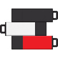 Centon 8GB USB 2.0 Pro2 3Pk (Black, White, Red)