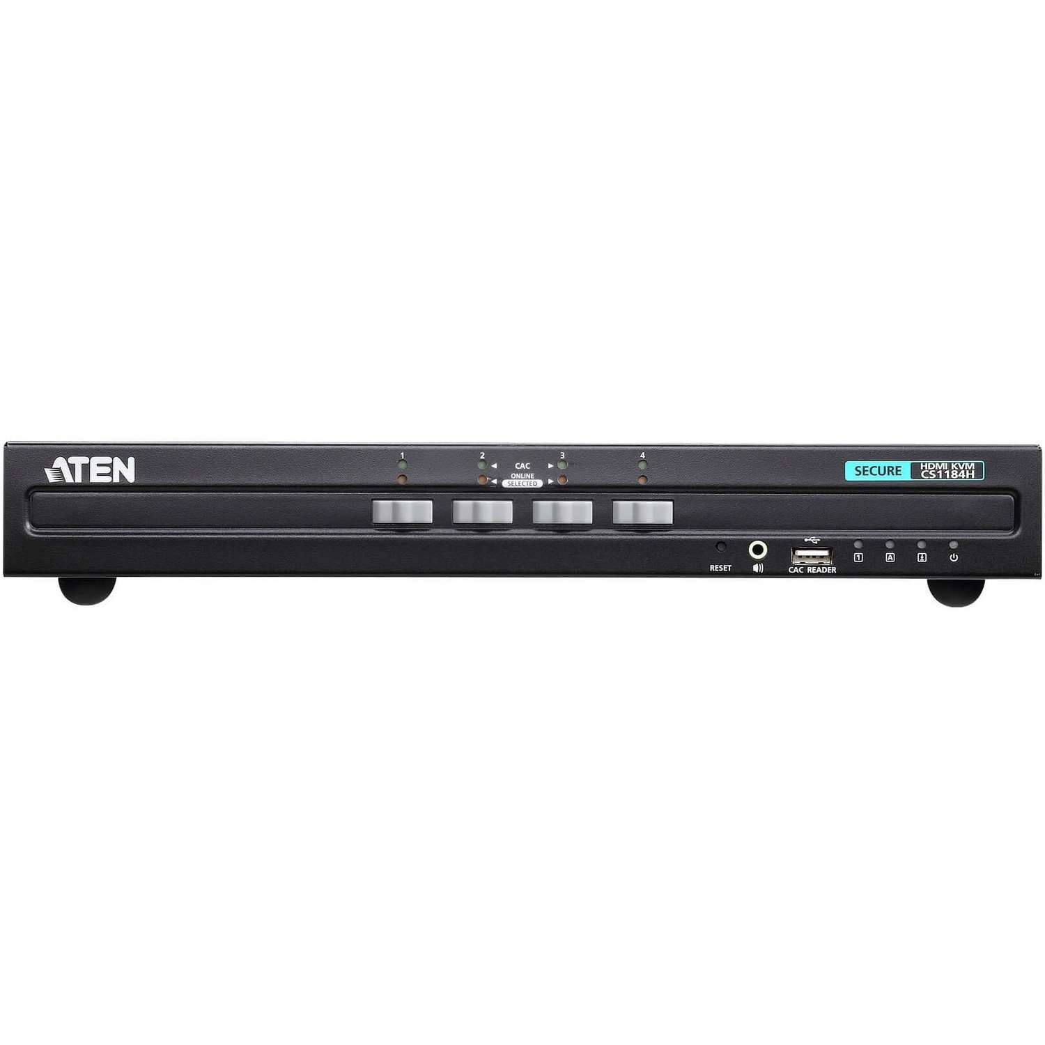 ATEN 4-Port USB HDMI Secure KVM Switch (PSS PP v3.0 Compliant)-TAA Compliant