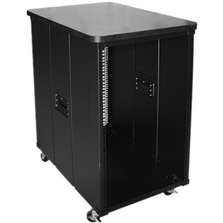 Claytek 4U 600mm Depth Simple Server Rack with Wood Top