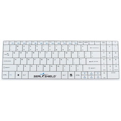 Seal Shield Cleanwipe Keyboard - Wireless Connectivity - English (US) - White