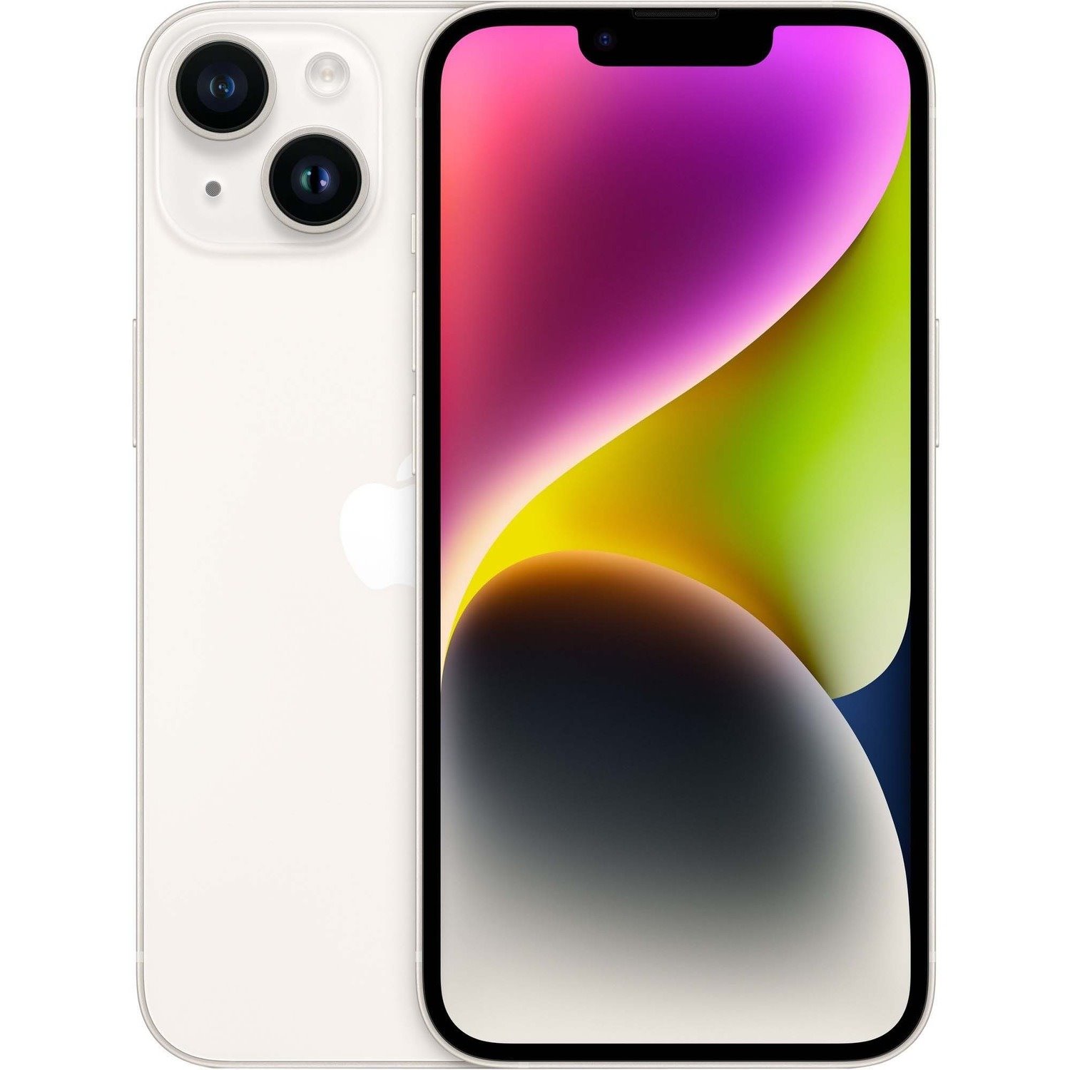 Apple iPhone 14 Plus A2886 512 GB Smartphone - 17 cm (6.7") OLED 2778 x 1284 - Hexa-core (AvalancheDual-core (2 Core) 3.23 GHz + Blizzard Quad-core (4 Core) 1.82 GHz - 6 GB RAM - iOS 16 - 5G - Starlight