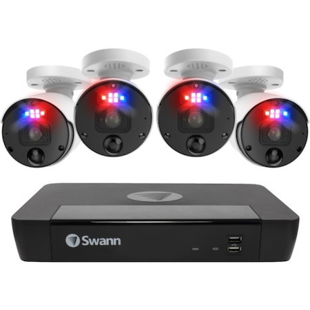Swann Enforcer 12 Megapixel 8 Channel Night Vision Wired Video Surveillance System 2 TB HDD