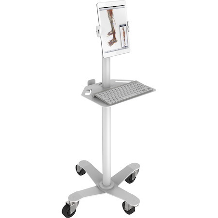 Compulocks Keyboard Tray for Medical Rolling Cart White