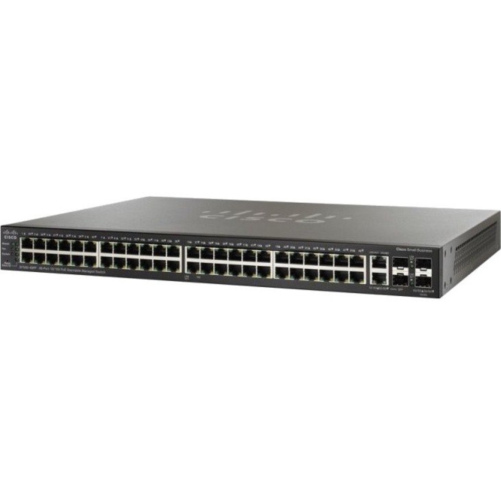 Cisco SF300-48PP 48-Port 10/100 PoE+ Managed Switch w/Gig Uplinks
