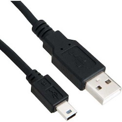 Axiom USB 2.0 Type-A to Mini USB Type-B Cable M/M 3ft