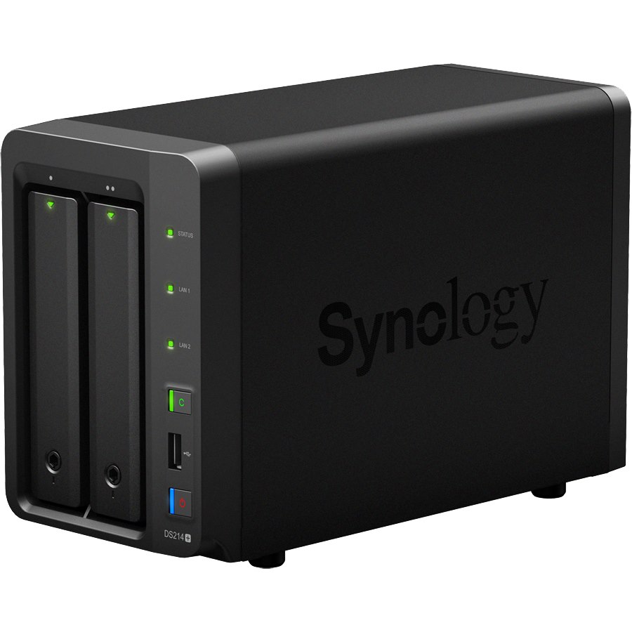 Synology DiskStation DS214play 2 x Total Bays NAS Storage System Dual-core (2 Core) 1.60 GHz - 1 GB RAM - DDR3 SDRAM