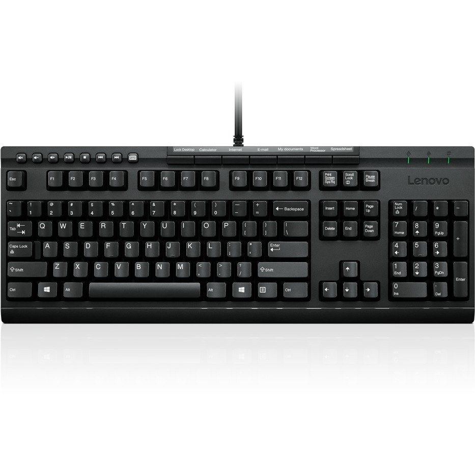 Lenovo Enhanced Performance USB Keyboard Gen II-US English