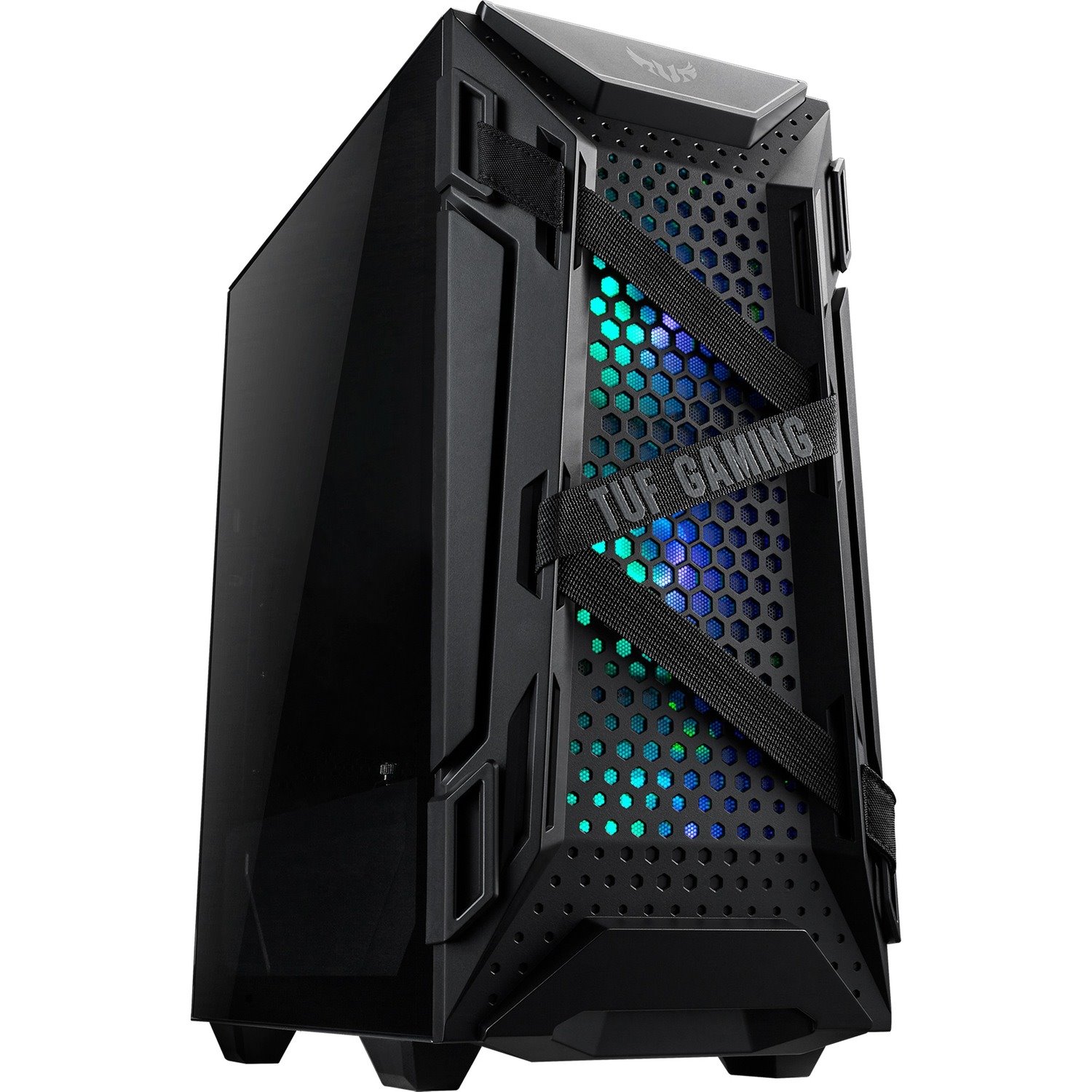 TUF Gaming Computer Case - ATX Motherboard Supported - Mid-tower - Tempered Glass - Black