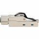Tripp Lite by Eaton Cat6a Class EA STP Field-Termination Plug, 568A/568B, TAA
