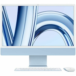 Apple 24-inch iMac with Retina 4.5K display: Apple M3 chip with 8‑core CPU and 10‑core GPU, 256GB SSD - Blue
